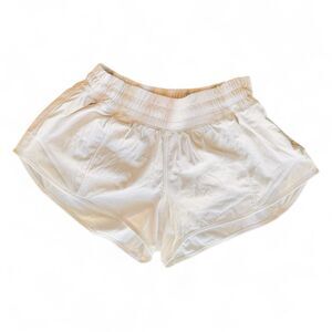 Lululemon Women's Hotty Hot Rise Shorts 2.5" White Size 4
